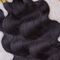 Выровнянная надкожица большого количества черного реального бразильского Веаве волос Лустроус полная поставщик