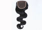 Оживленное закрытие фронта шнурка человеческих волос черноты 100 продолжительное без узлов или вош поставщик