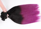 Пурпурные расширения человеческих волос Ремы, отсутствие линяя расширений волос 100г Ремы поставщик